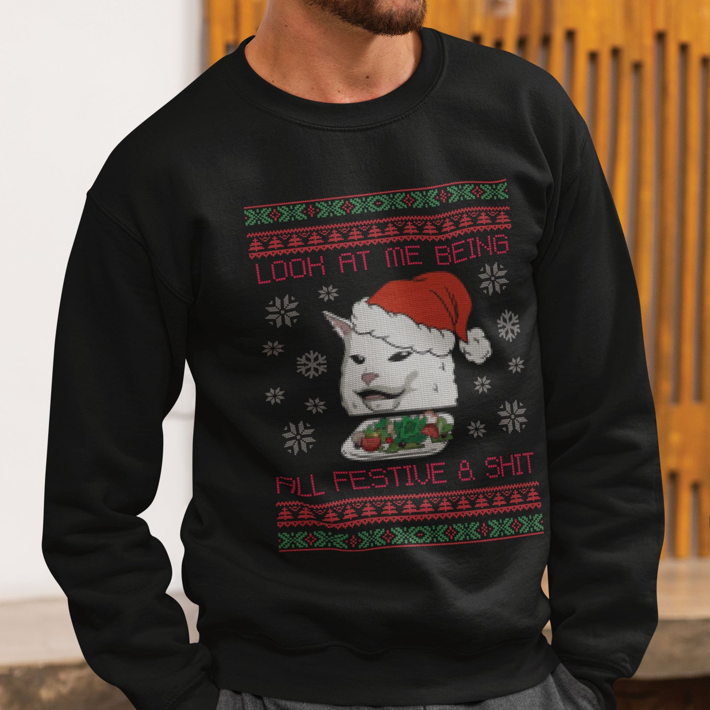 Look At Me All Festive Sweatshirt