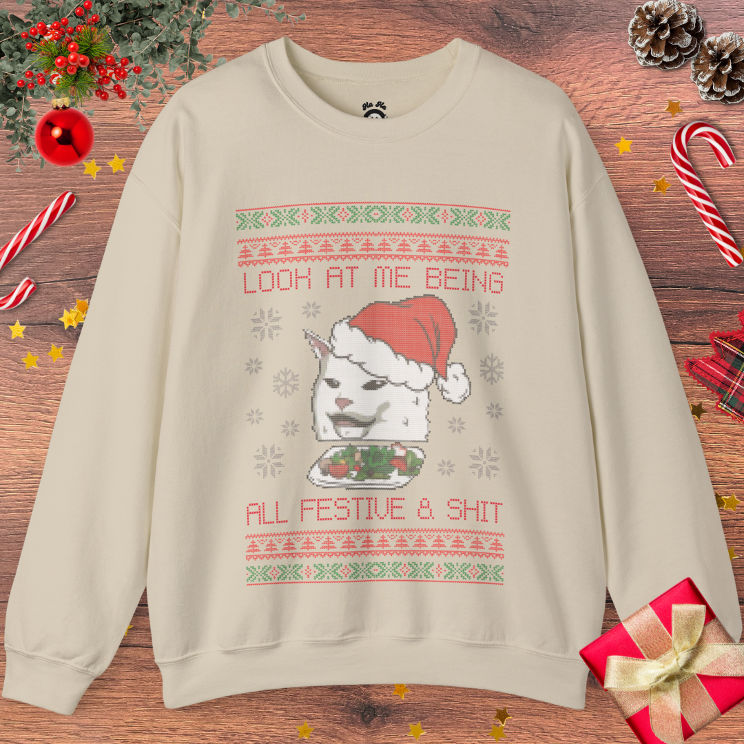 Look At Me All Festive Sweatshirt