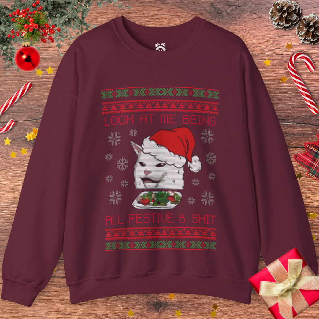 Look At Me All Festive Sweatshirt
