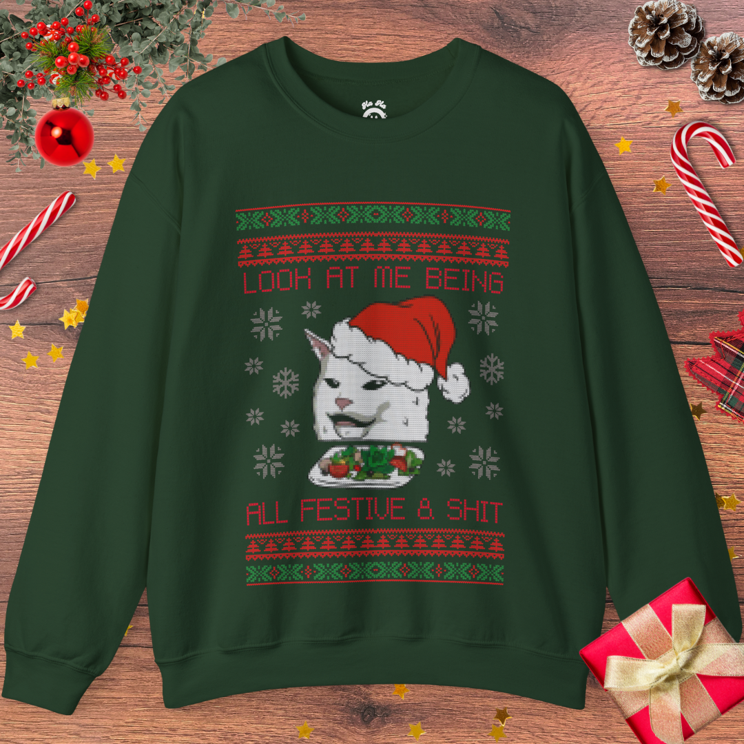 Look At Me All Festive Sweatshirt