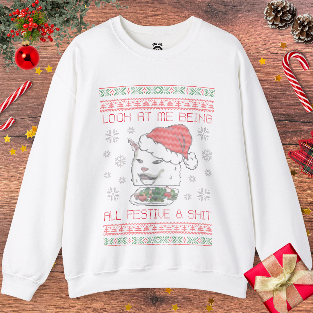 Look At Me All Festive Sweatshirt