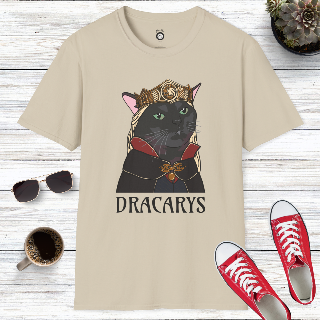 Zoned Out Black Cat Dracarys T-Shirt