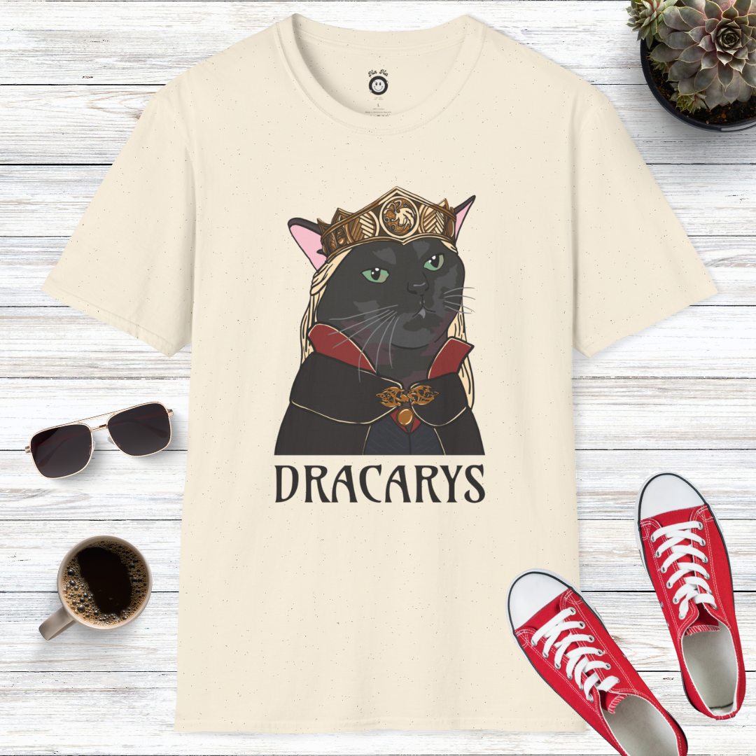 Zoned Out Black Cat Dracarys T-Shirt