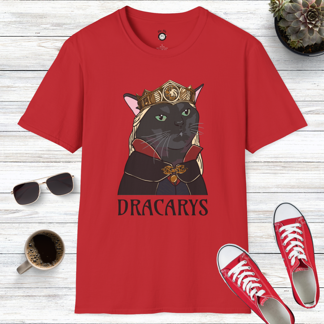 Zoned Out Black Cat Dracarys T-Shirt
