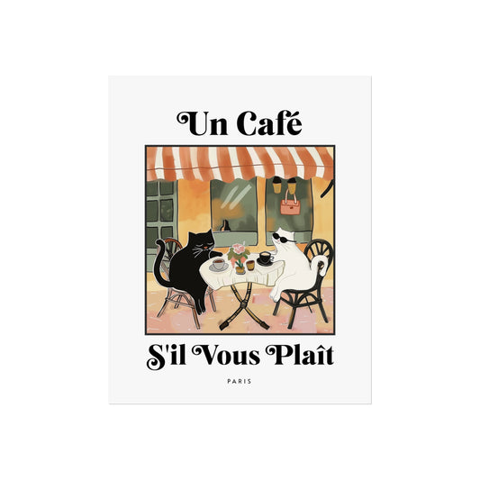 Un Café S’il Vous Plaît Print
