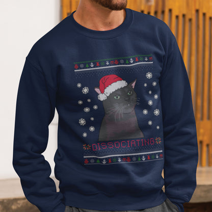 Dissociating from Xmas Sweatshirt