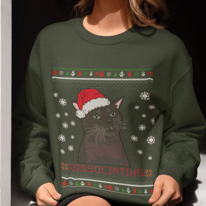 Dissociating from Xmas Sweatshirt