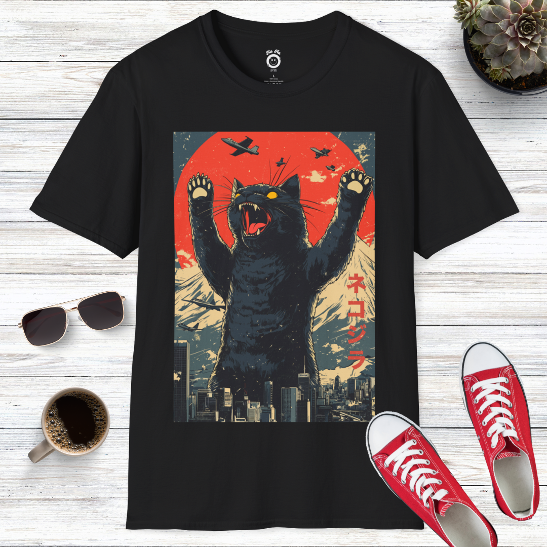 Catzilla: The Meow-nster of Destruction T-Shirt