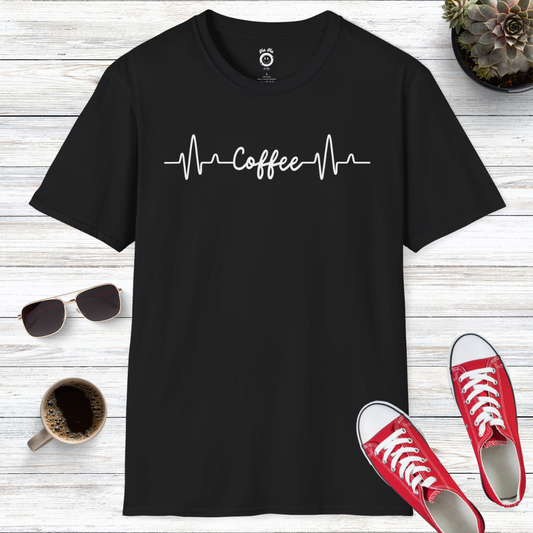 Coffee EKG T-Shirt