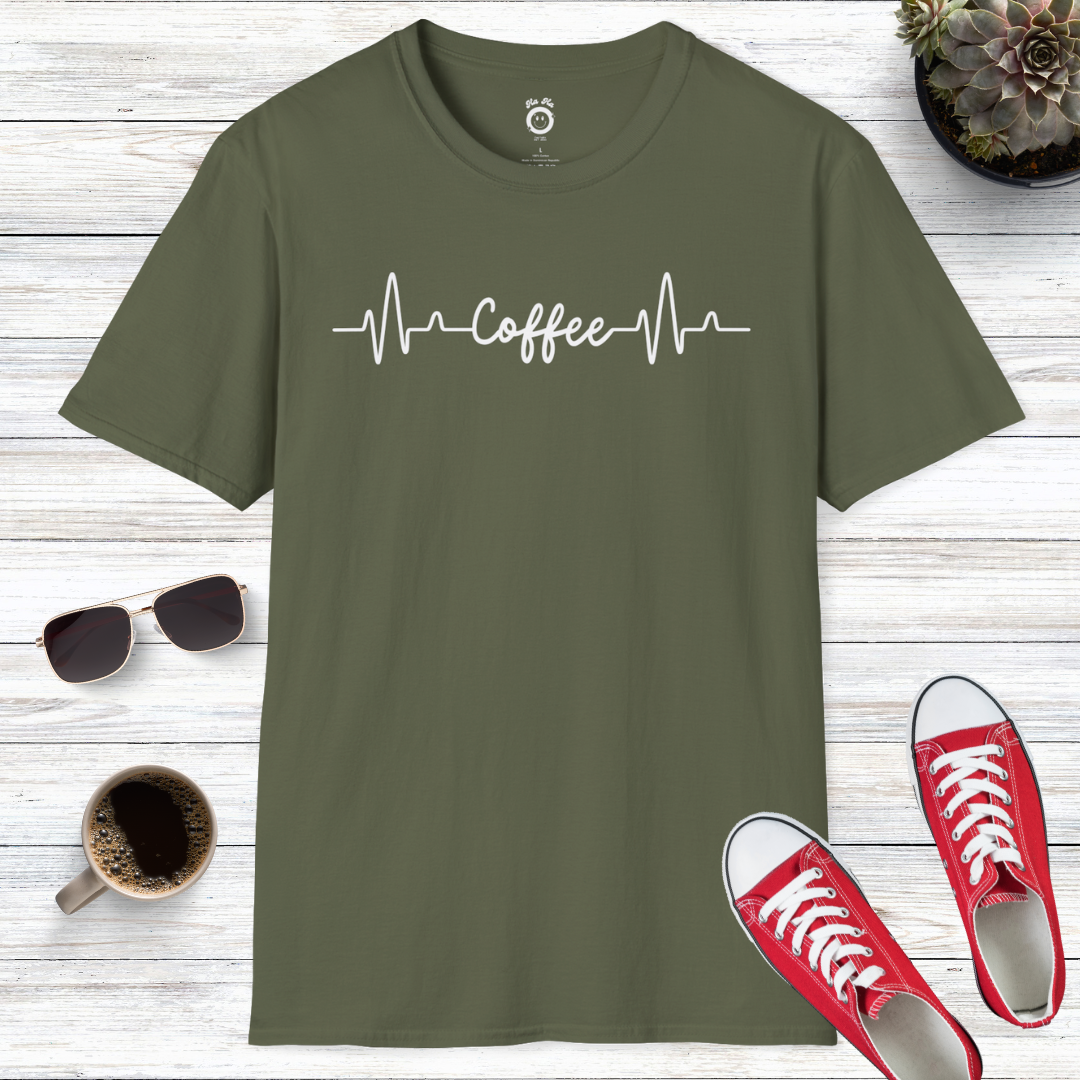 Coffee EKG T-Shirt