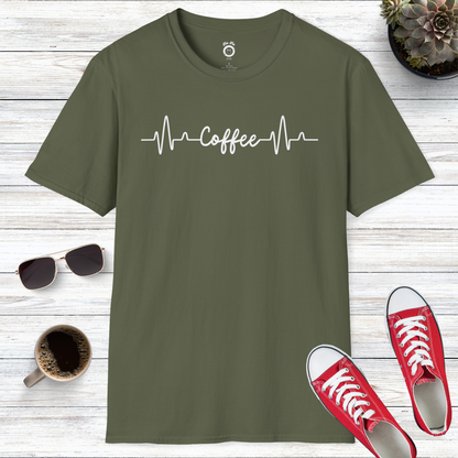 Coffee EKG T-Shirt