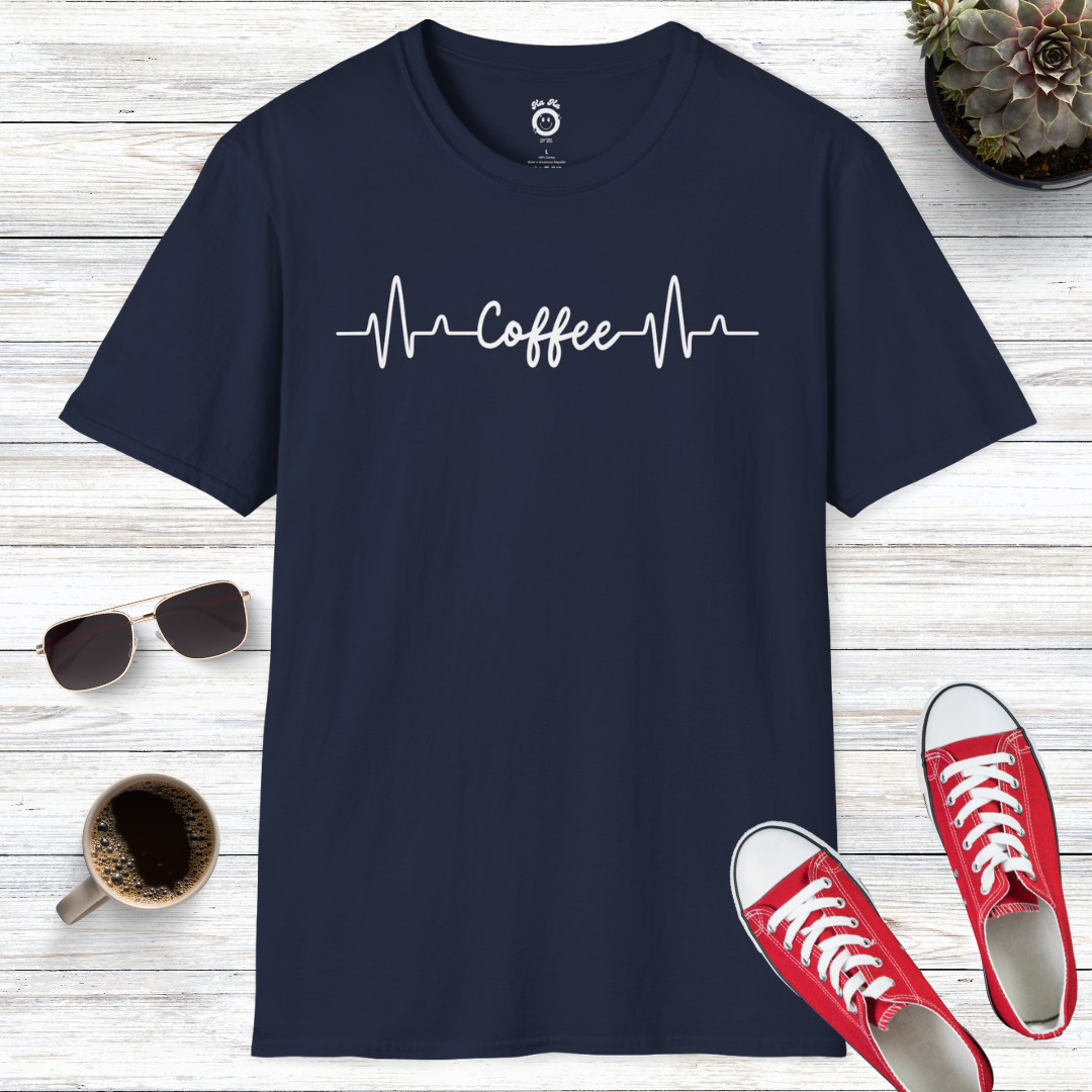 Coffee EKG T-Shirt