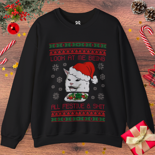 Look At Me All Festive Sweatshirt