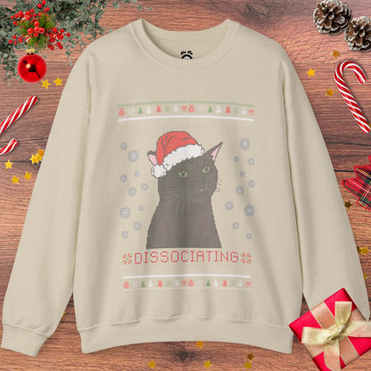 Dissociating from Xmas Sweatshirt