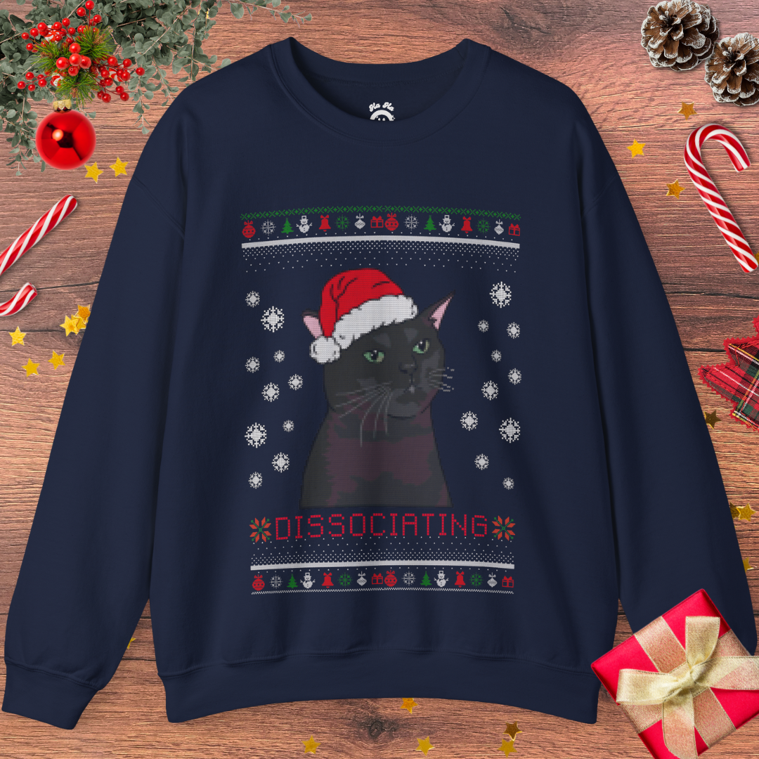 Dissociating from Xmas Sweatshirt