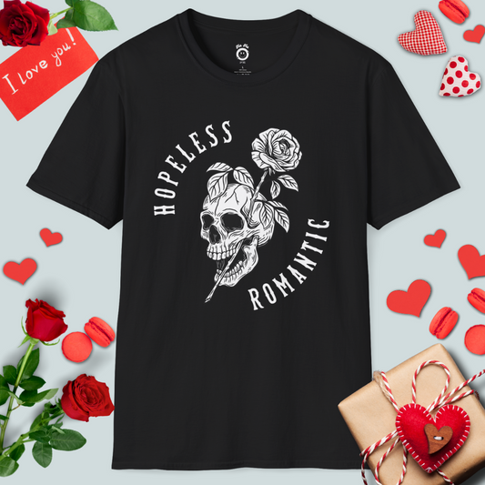 Hopeless Romantic Skull T-Shirt