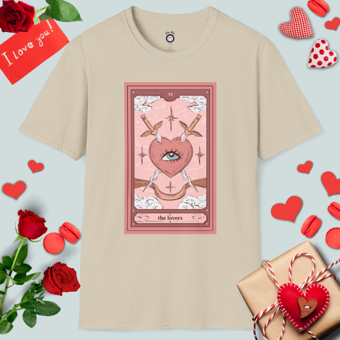 The Lovers Heart Tarot T-Shirt