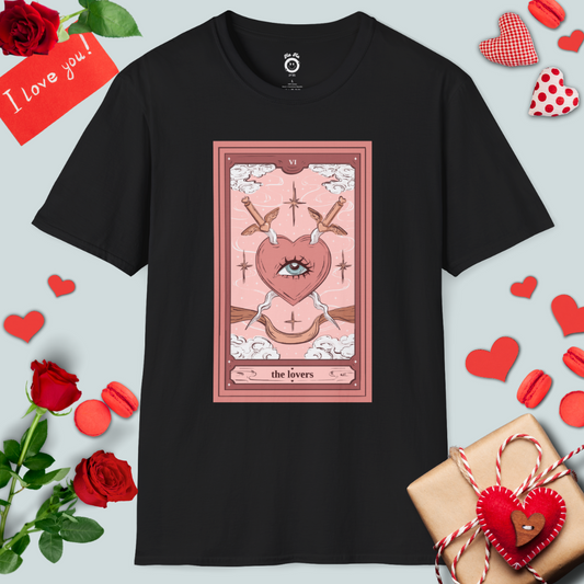 The Lovers Heart Tarot T-Shirt