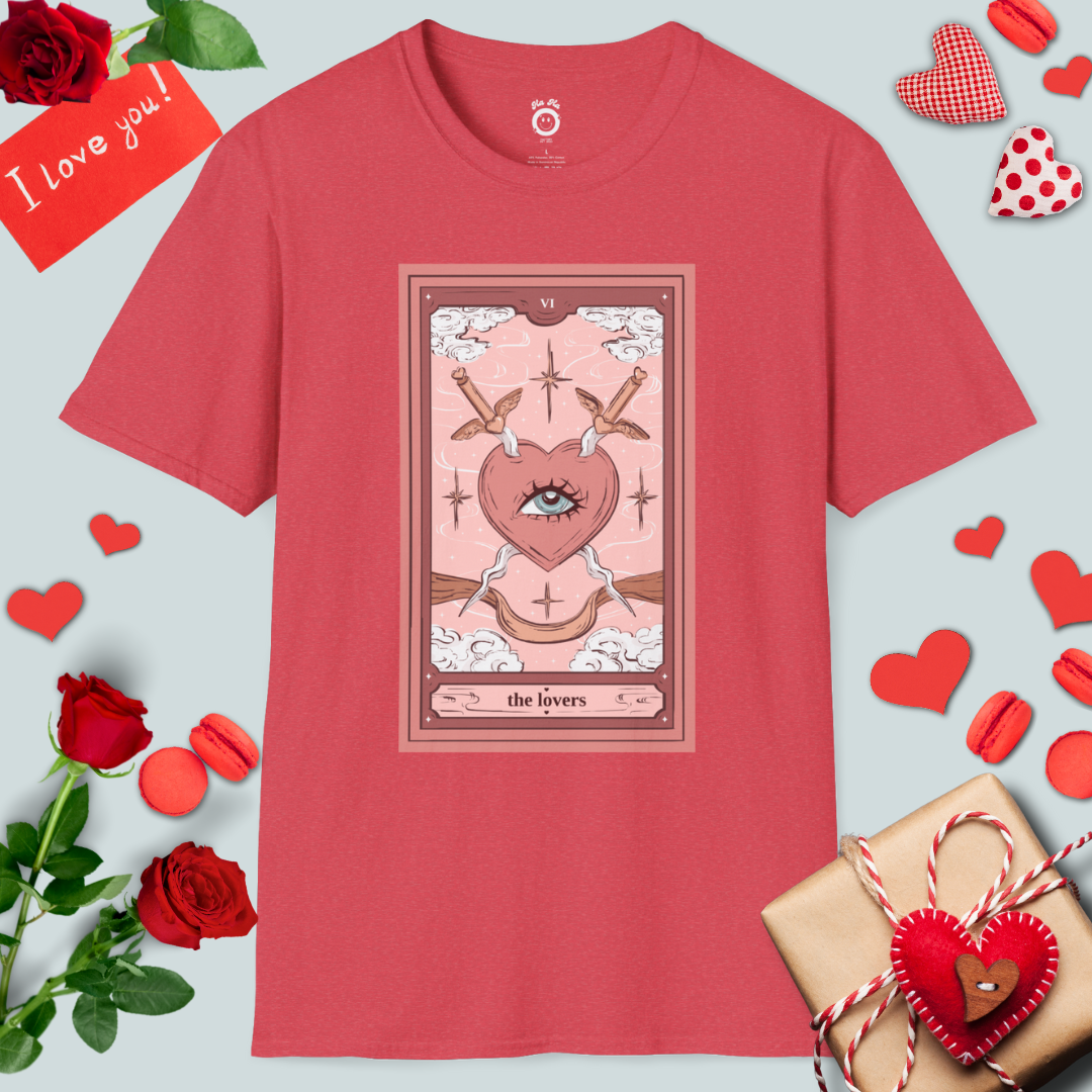 The Lovers Heart Tarot T-Shirt