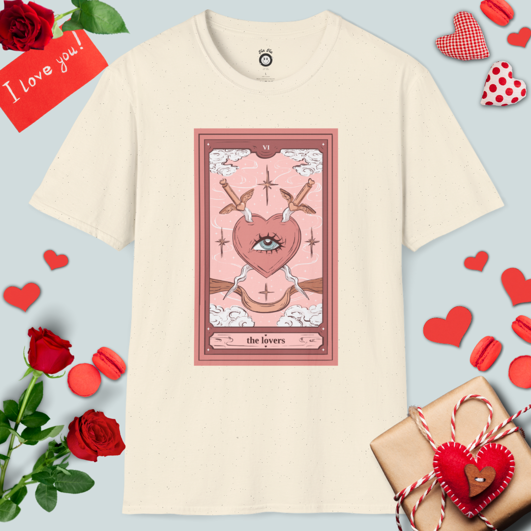 The Lovers Heart Tarot T-Shirt