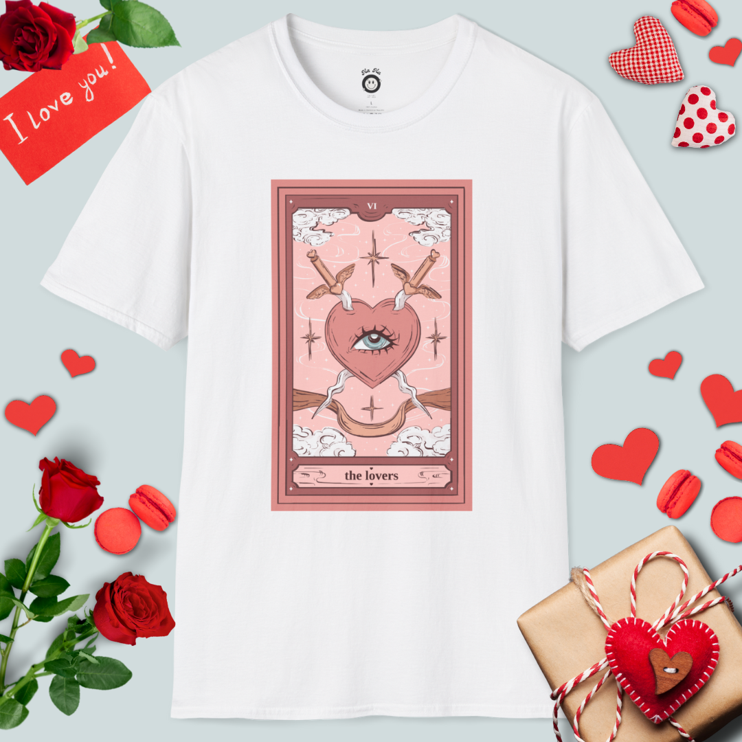 The Lovers Heart Tarot T-Shirt