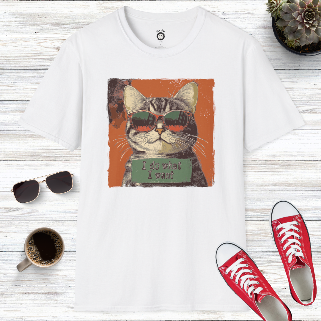 I Do What I Want Cat T-Shirt