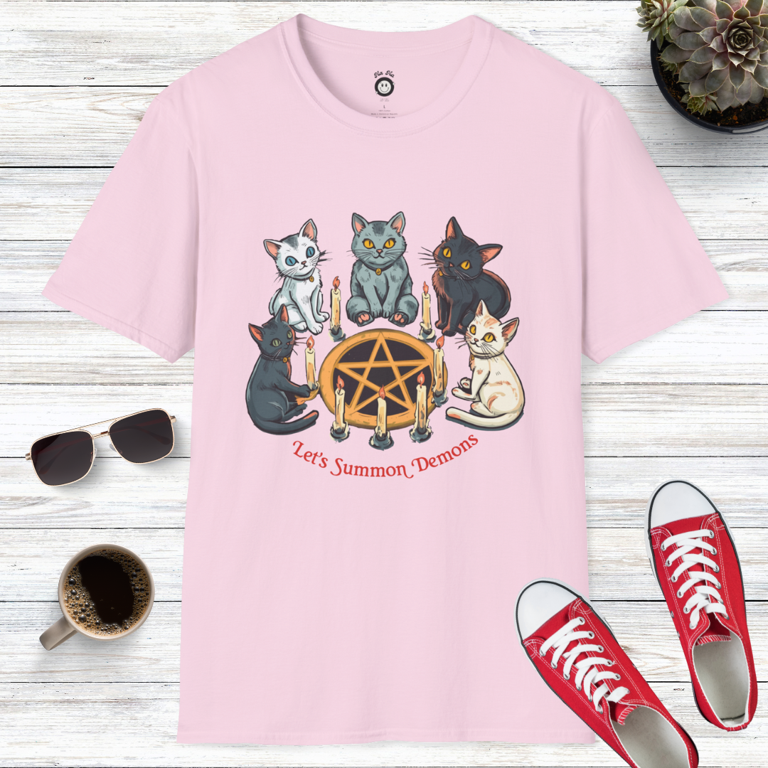 Lets Summon Cat Demons T-Shirt