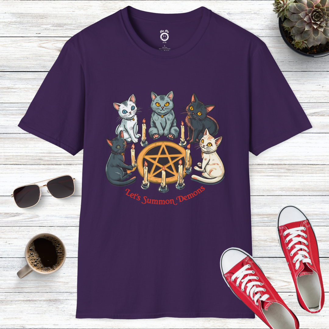 Lets Summon Cat Demons T-Shirt