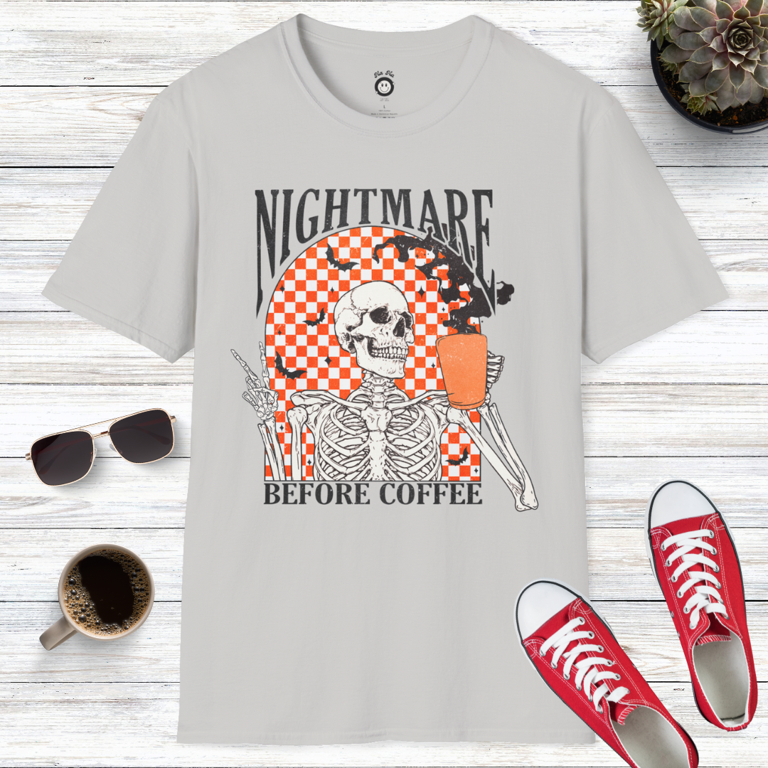 Nightmare Before Coffee Skull T-Shirt