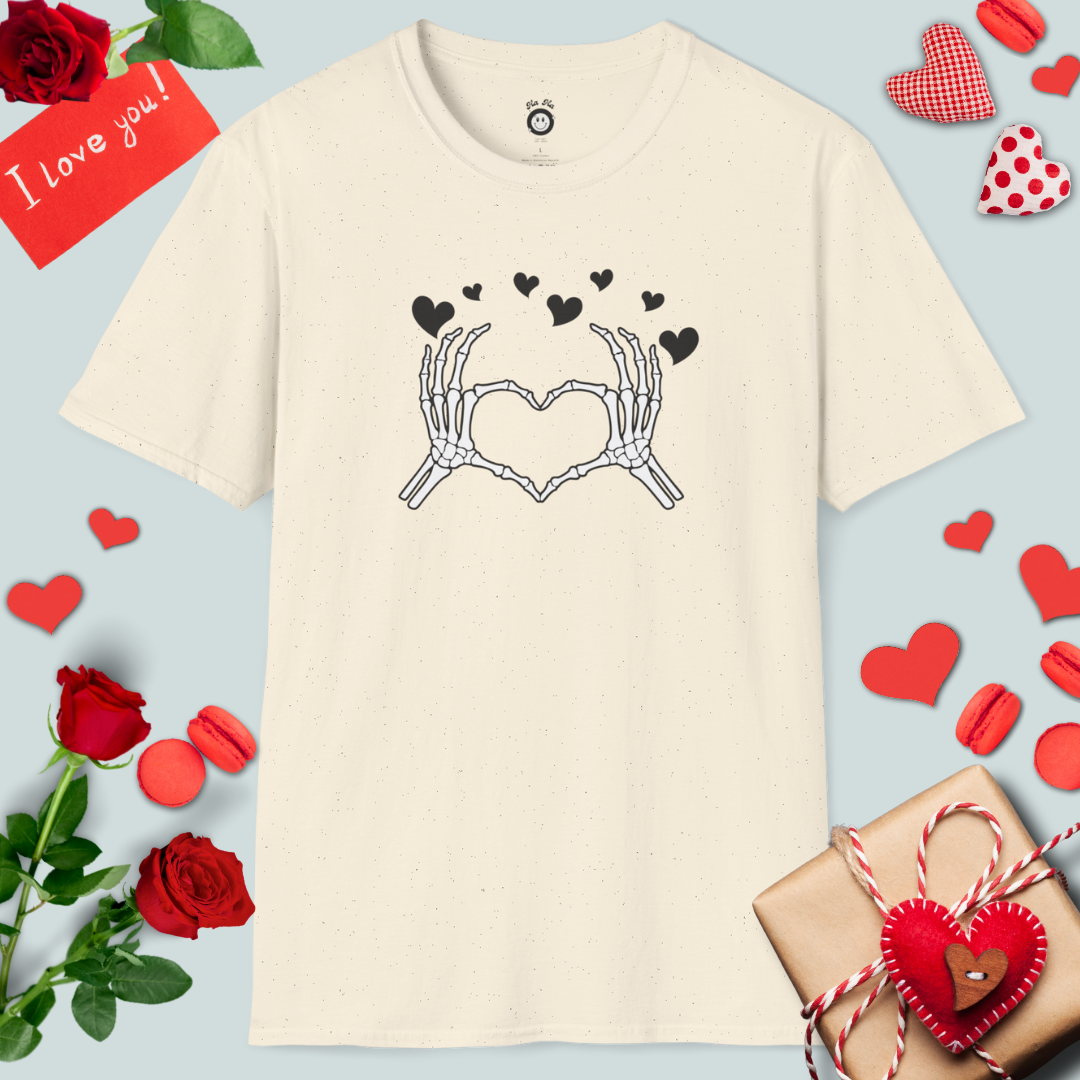 Skeleton Hand Heart T-Shirt