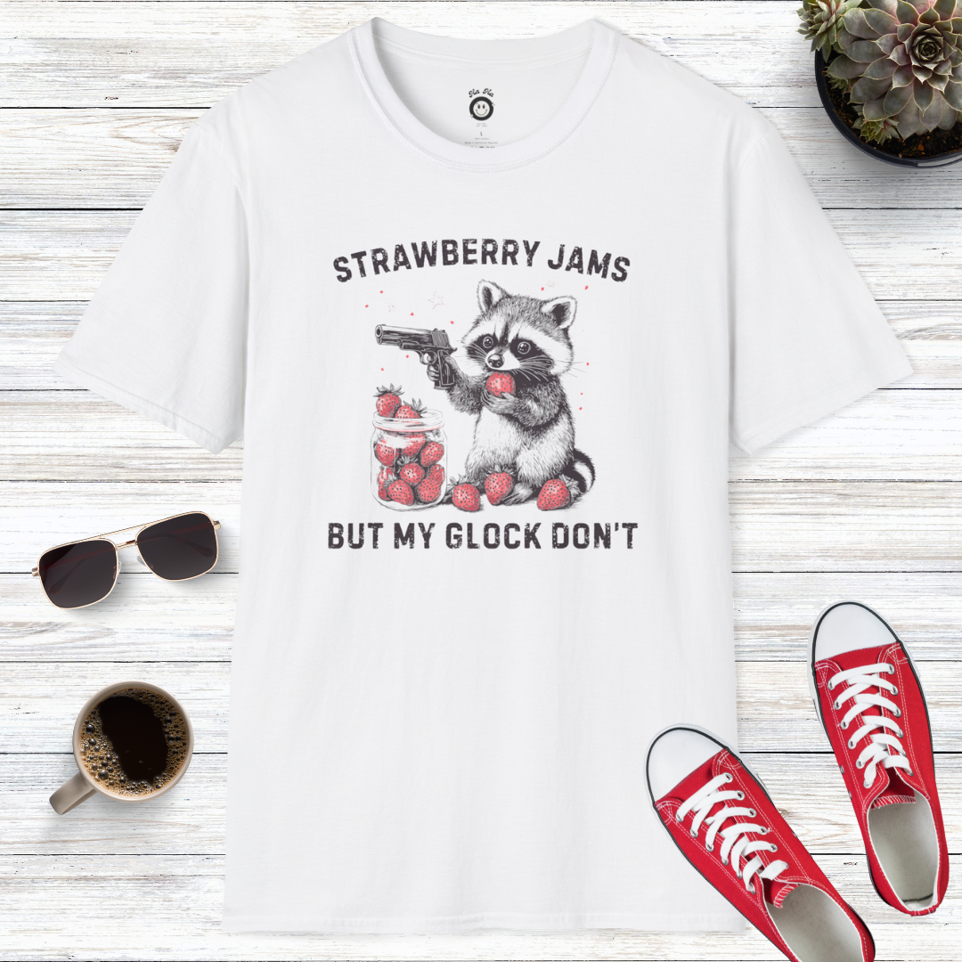 Strawberry Jams But My Glock Don’t T-Shirt