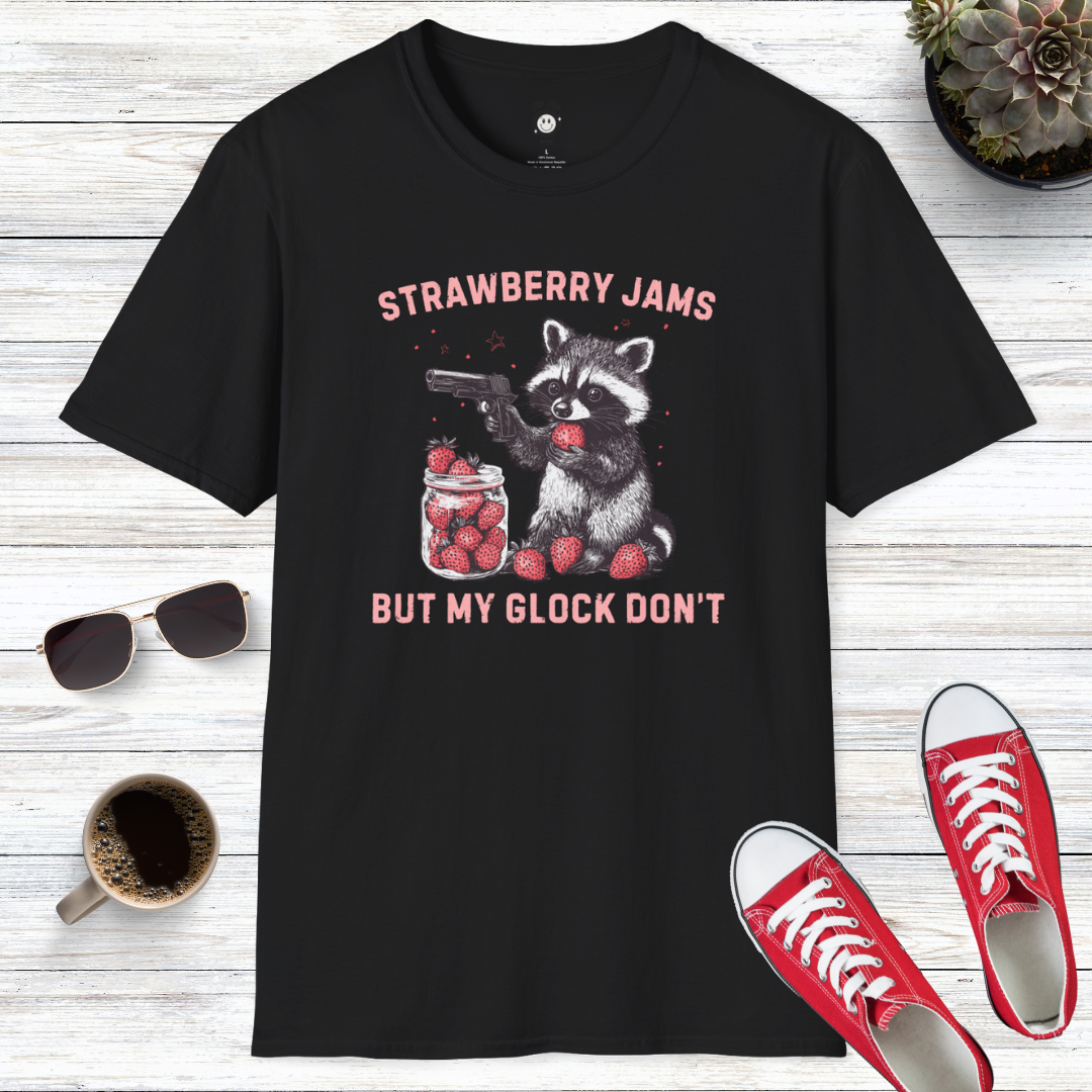 Strawberry Jams But My Glock Don’t T-Shirt