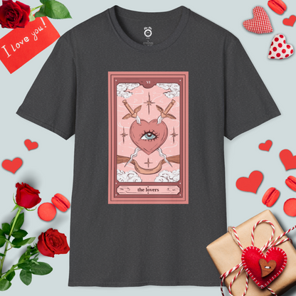 The Lovers Heart Tarot T-Shirt