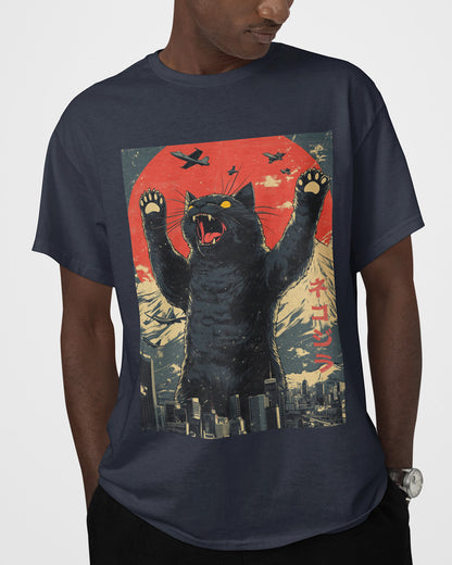 Catzilla: The Meow-nster of Destruction T-Shirt