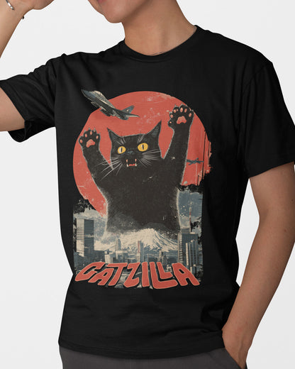 Catzilla: The Rise of the Furry Monster T-Shirt