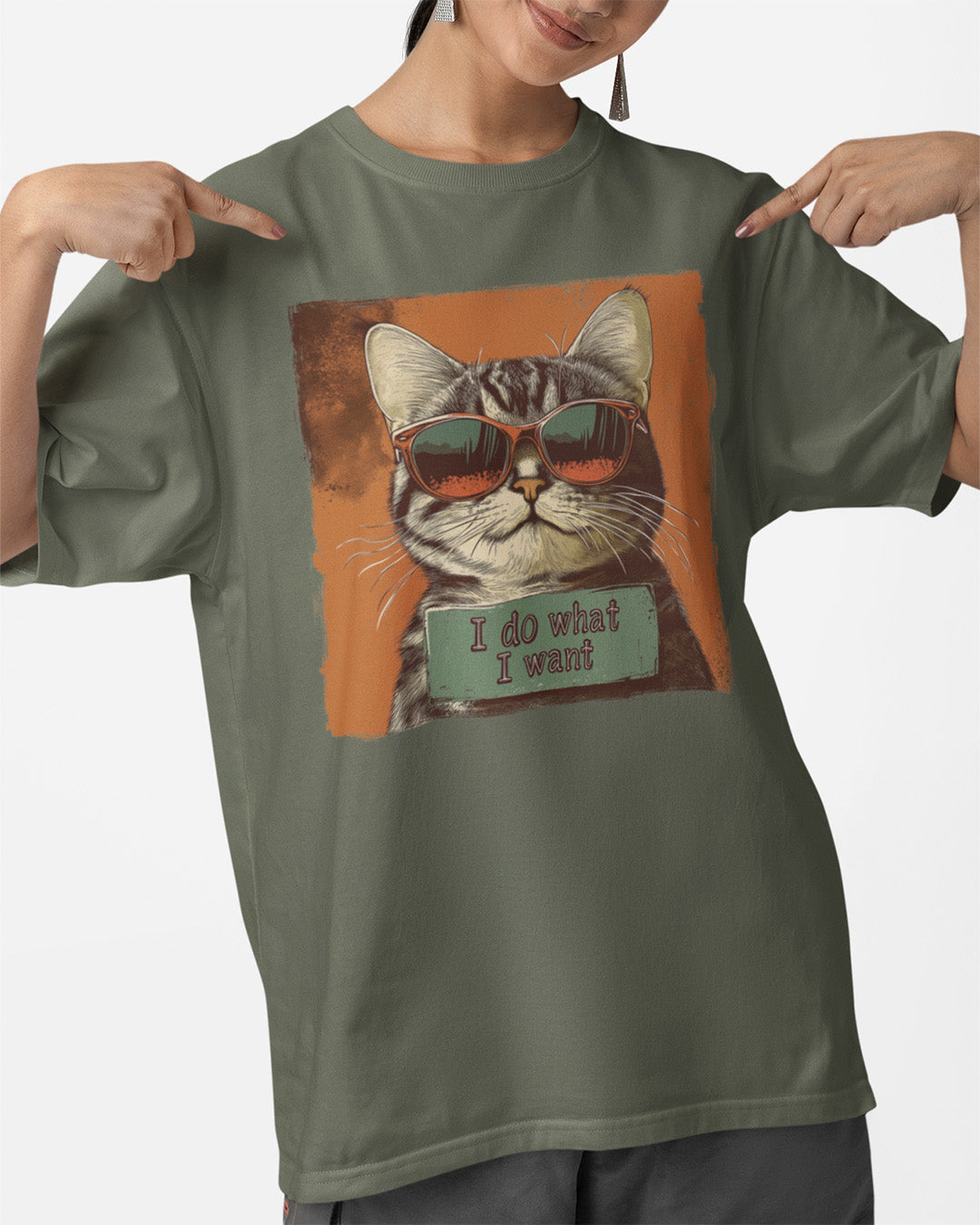 I Do What I Want Cat T-Shirt