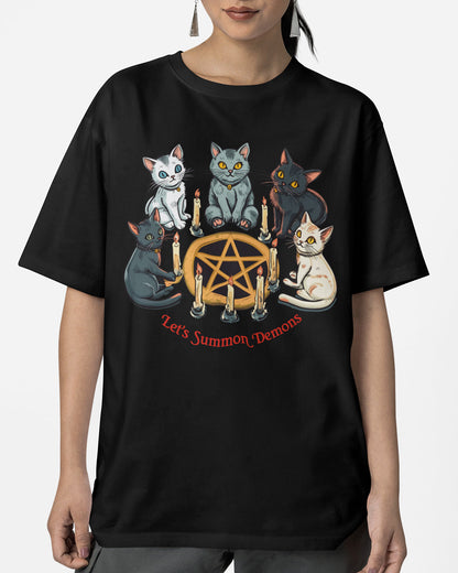 Lets Summon Cat Demons T-Shirt